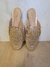 Santo Salto Mule rafia ouro light 10018.776v25 na internet