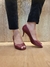 santo salto peep toe vinho 6492