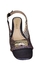Ferrucci 24268-09FA sandalia marrom trançada salto bloco alto - loja online