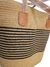 bolsa tote palha sintetica marrom - comprar online