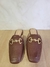 sua cia mule marrom fivela dourada 821415903