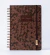 AGENDA FW CLASICA 12X17 BOHO DOS DÍAS X PÁGINA BROWN