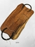 TABLA ARTESANAL DE ALGARROBO CON HERRADURAS - comprar online