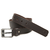 Cinto em Couro Macboot Café Fivela Metal Prata - comprar online