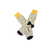 MEIA CANO LONGO MACBOOT BANANA Marrom Acinzentado/AMARELO - comprar online