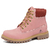 Bota Militar Macboot Cano Alto Lauryn 04 Rosa - loja online