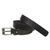 Cinto em Couro Macboot Preto Fivela Metal Prata na internet