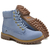 Bota Militar Macboot Cano Alto Lauryn 04 Azul Bebe - comprar online