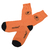 MEIA CANO LONGO MACBOOT LARANJA/PRETA - comprar online