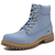Bota Militar Macboot Cano Alto Lauryn 04 Azul Bebe - loja online