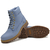 Bota Militar Macboot Cano Alto Lauryn 04 Azul Bebe - MACBOOT