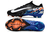 Chuteira Nike Air Zoom Mercurial Vapor 16 Elite (FG) - Preto/Branco/Azul/Laranja - loja online