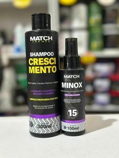 Kit Crescimento: Shampoo + Minoxidil - Eaê Cosméticos na internet