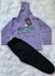 CONJUNTO MOLETOM MENINA INVERNO 1 A 6 ANOS