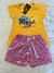 CONJUNTO INFANTIL FEMININO SHORT E BLUSA MENINA