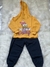 Conjunto Moletom Infantil Inverno Menina, tamanho de 1 a 3 anos. - comprar online