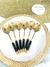 Set Cuchara Marbella x 6 - Color Negro. en internet