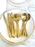 Set Cuchillo Banus Gold x6. en internet