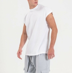Imagen de REMERA OVER SIN MANGAS BLANCA