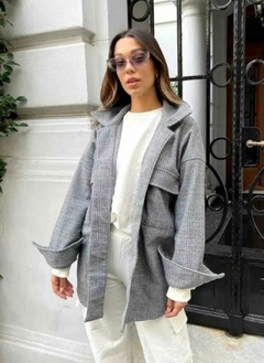 Camisaco cuadrillé "Aurora" en internet