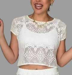 Remera crochet " Sonia " en internet