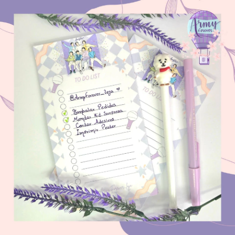 Bloco ToDo List - Army foverer