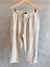 Calça Linho Natural c/ bolso