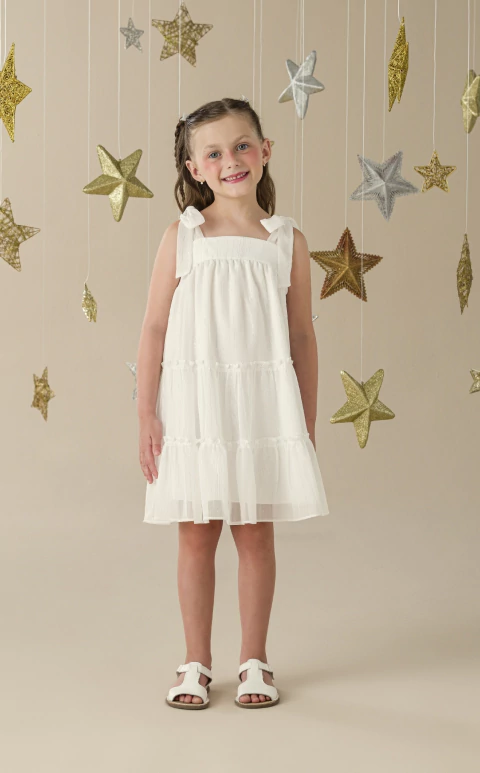 VESTIDO MON SUCRE TULE FORRADO BRANCO COM BRILHO 51 13 31 27 422