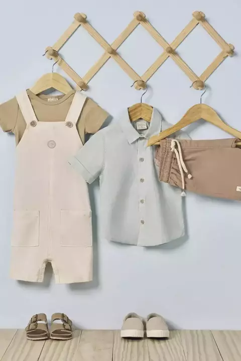 CONJUNTO LUCBOO BODY E JARDINEIRA SANTORINE 83177