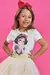 CONJUNTO KUKIE BRANCA DE NEVE BLUSA MALHA E SAIA TULE 85636 - comprar online