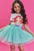 CONJUNTO KUKIE ARIEL BLUSA MALHA SAIA TULE 85644