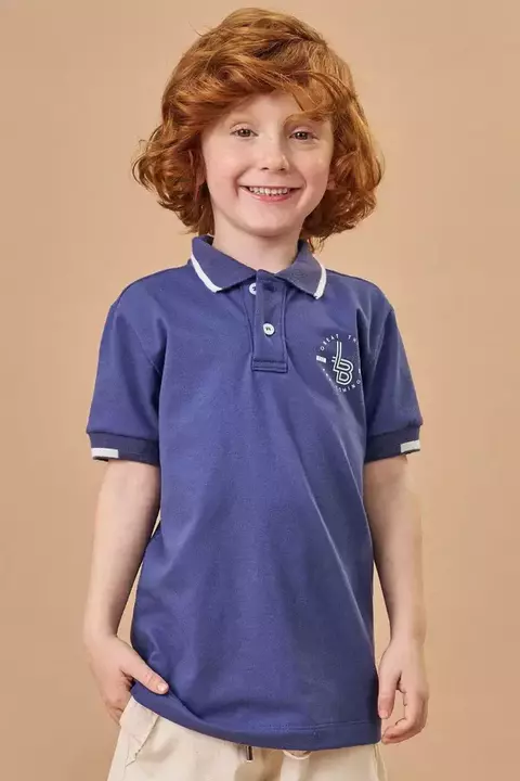 BLUSA POLO LUC BOO AZUL 81449