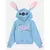 CASACO MOMI STITCH CAPUZ E ORELHA AZUL DENIM H5758 na internet
