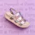 SANDALIA PAPETE PAMPILI OLIVIA PRATA 568.040 - Tutti Frutti | Moda Infantil 