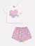 CONJUNTO BLUSA E SHORT ARCO-IRIS STRASS MOMI J6841 - comprar online