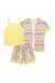 TRIO KUKIE REGATA COTTON SHORT E KIMONO MALHA FRESH 86504 - Tutti Frutti | Moda Infantil 
