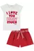 CONJUNTO KUKIE BLUSA MALHA UV SHORTS AIR FLOW TEXTURA 86003 na internet
