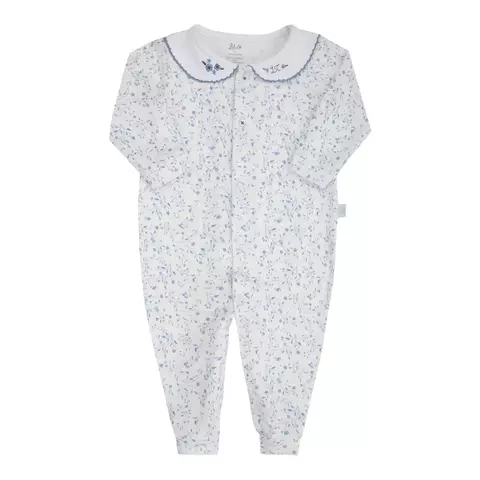 MACACÃO LONGO FEMININO LETUT ESTAMPADO COM LAÇO LT17303