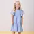 VESTIDO DE LAISE BORBOLETAS AZUL DOLCE MOMI J6706