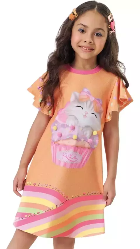 VESTID KUKIE EM MALHA POWER GATINHA 81587