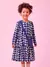 VESTIDO MOMI MANGA LONGA CORAÇÕES COM BOLSA J6176