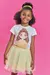 CONJUNTO KUKIE PRINCESA BELA BLUSA MALHA E SAIA TULE 85643