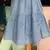 VESTIDO DE LAISE BORBOLETAS AZUL DOLCE MOMI J6706 na internet