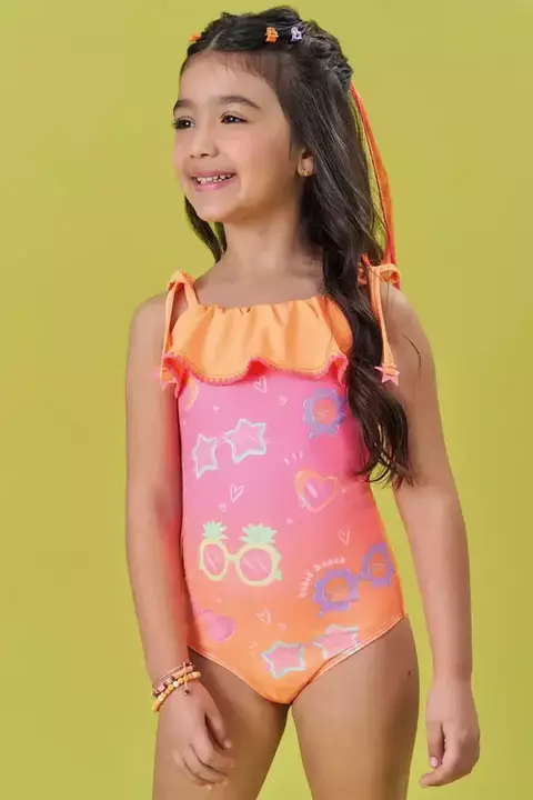 MAIO KUKIE MALHA LARANJA NEON 81391