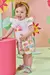 CONJUNTO BODY COTTON E SHORTS EM MOLETOM KUKIE 85093