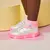 TENIS LED PAMPILI SNEAKER LUZ CORAÇÃO BRANCO/COLORIDO 483.035