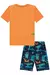 CONJUNTO CAMISETA MALHA E BERMUDA NYLON LUC.BOO 85110 - Tutti Frutti | Moda Infantil 