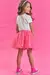 CONJUNTO KUKIE AURORA BLUSA MALHA E SAIA TULE 85635 - comprar online