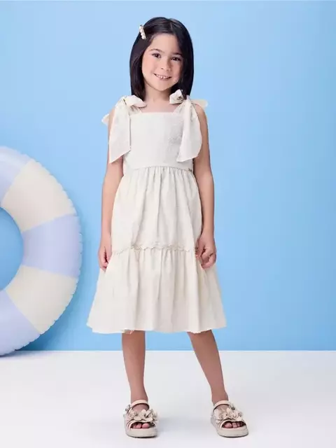 VESTIDO MOMI LAISE BORDADO DE FLORES H6428