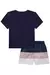 CONJUNTO CAMISETA MALHA E BERMUDA NYLON LUCBOO 84741 - comprar online